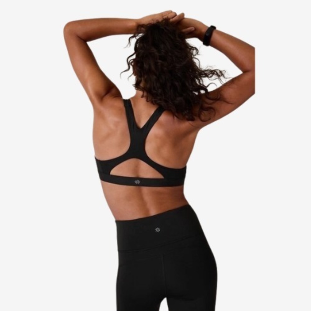 Athleta Ultimate A-C Bra XL X-Large‎ | Black #531117 | Gym Workout Training